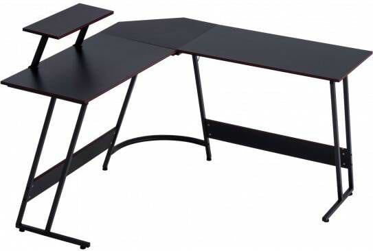 Стіл комп'ютерний GT Racer T-1741 (130x130x45x73) Black